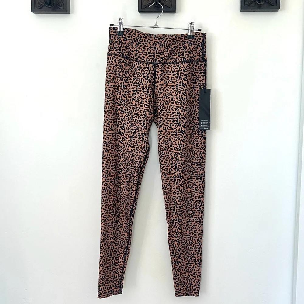 NWT Kyoden Leopard Print High-Waist Leggings size small - Picture 10 of 10